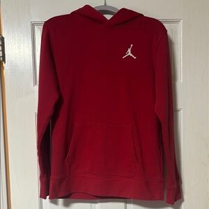 Youth  XL Jordan Red Sweatshirt hoodie pullover with Iconic Jumpman Logo